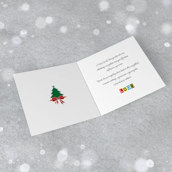 Czerwona wstążka pod drzewkiem, wzór BN2-104