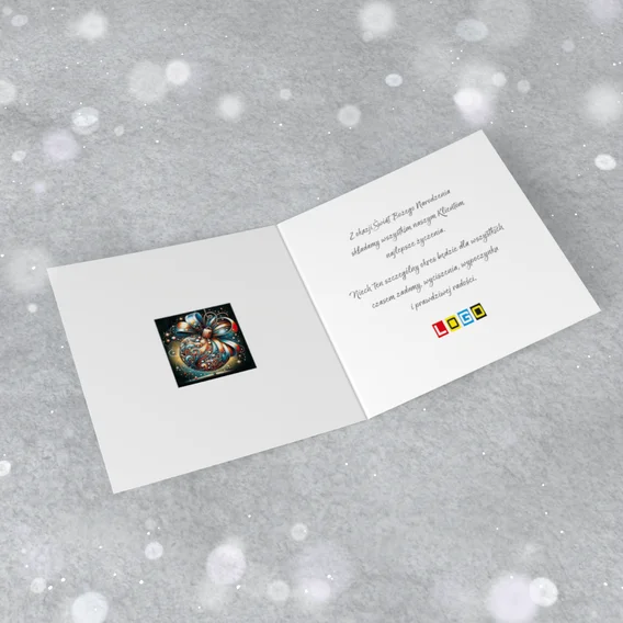 Spiralna kula z kokardą na czerni, wzór BN2-630