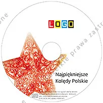 Czerwony ornament w smudze światła, płyta