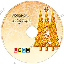 Smukłe jodły w pasie z kwadracików, płyta
