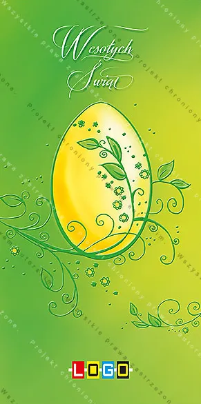 Okładka z gradientem od zieleni do limonkowej żółci, pośrodku żółte jajko z zielonymi pnączami, nad nim biały napis